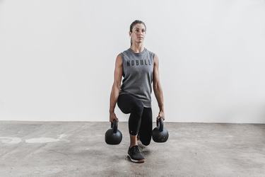 Nobull Sleeveless Crew Women's Sweatshirts Grey | Australia (LZ5734)